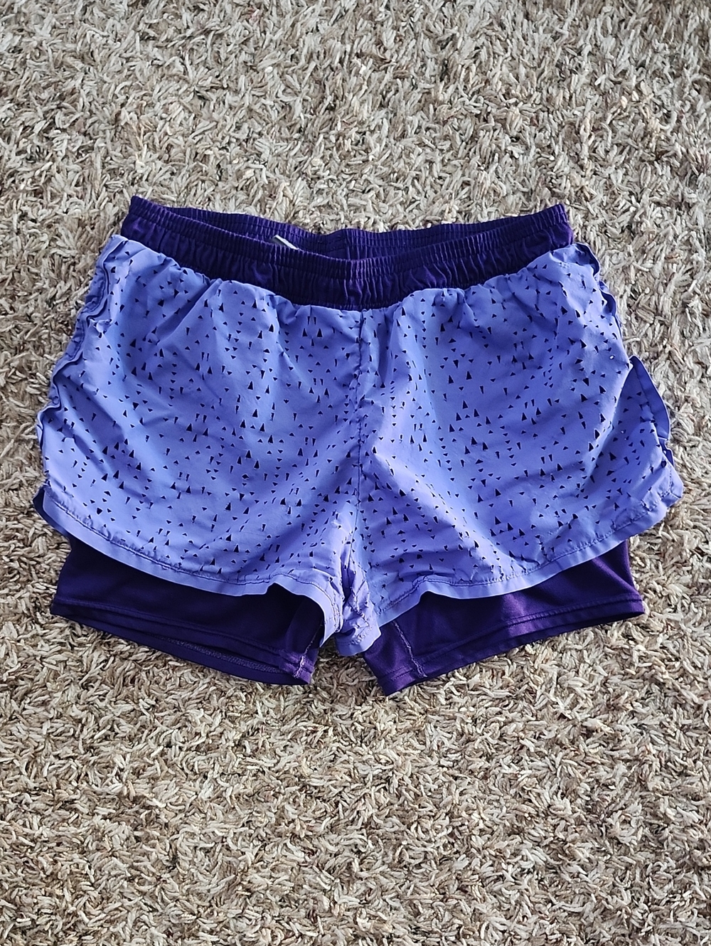 C9 by Champion Girls Layered Athletic Bike Shorts